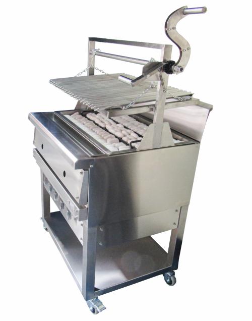 TIPO 20: ASADOR APARTAMENTERO A GAS EN ACERO INOX